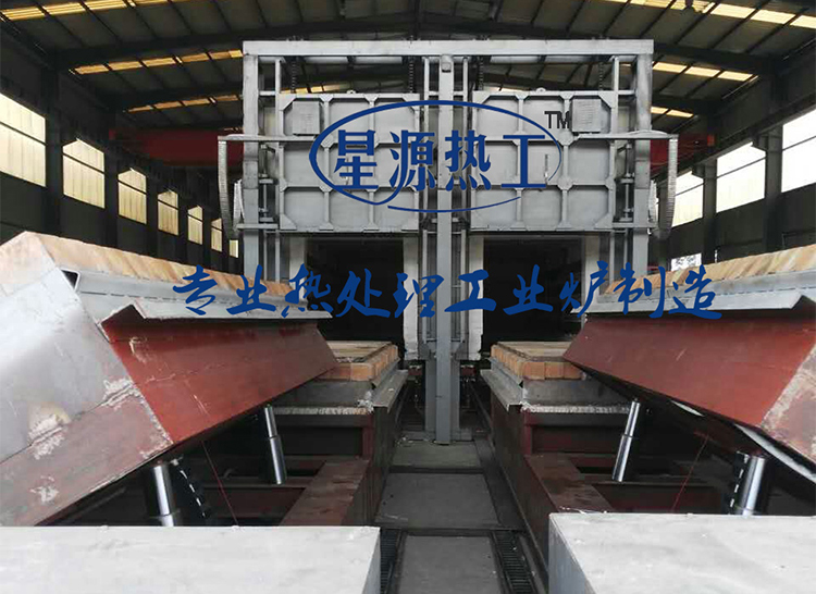 Large overturn trolley furnace